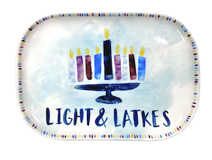 Fort Collins Hanukkah Light & Latkes Platter