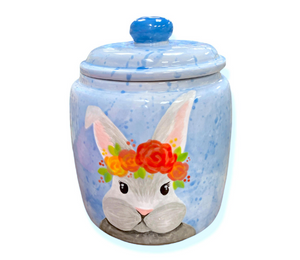 Fort Collins Watercolor Bunny Jar