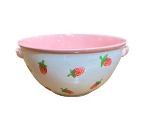 Fort Collins Strawberry Print Bowl
