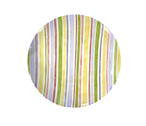 Fort Collins Striped Fall Plate