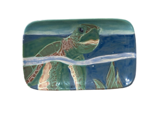 Fort Collins Swimming Turtle Plate