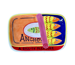 Fort Collins Anchovies App Plate