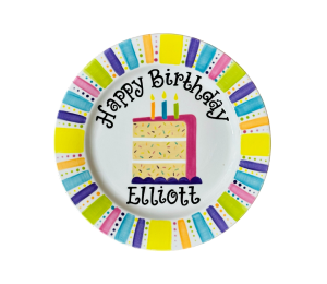 Fort Collins Birthday Cake Plate