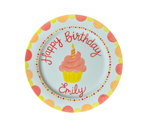 Fort Collins Birthday Cupcake Plate